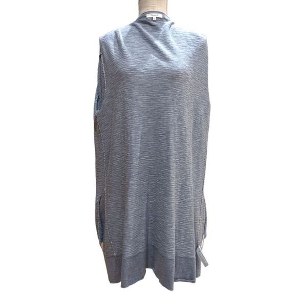 Madewell Women's Light Blue Lightweight Open Front Long Cardigan Sweater Size M - Picture 5 of 7